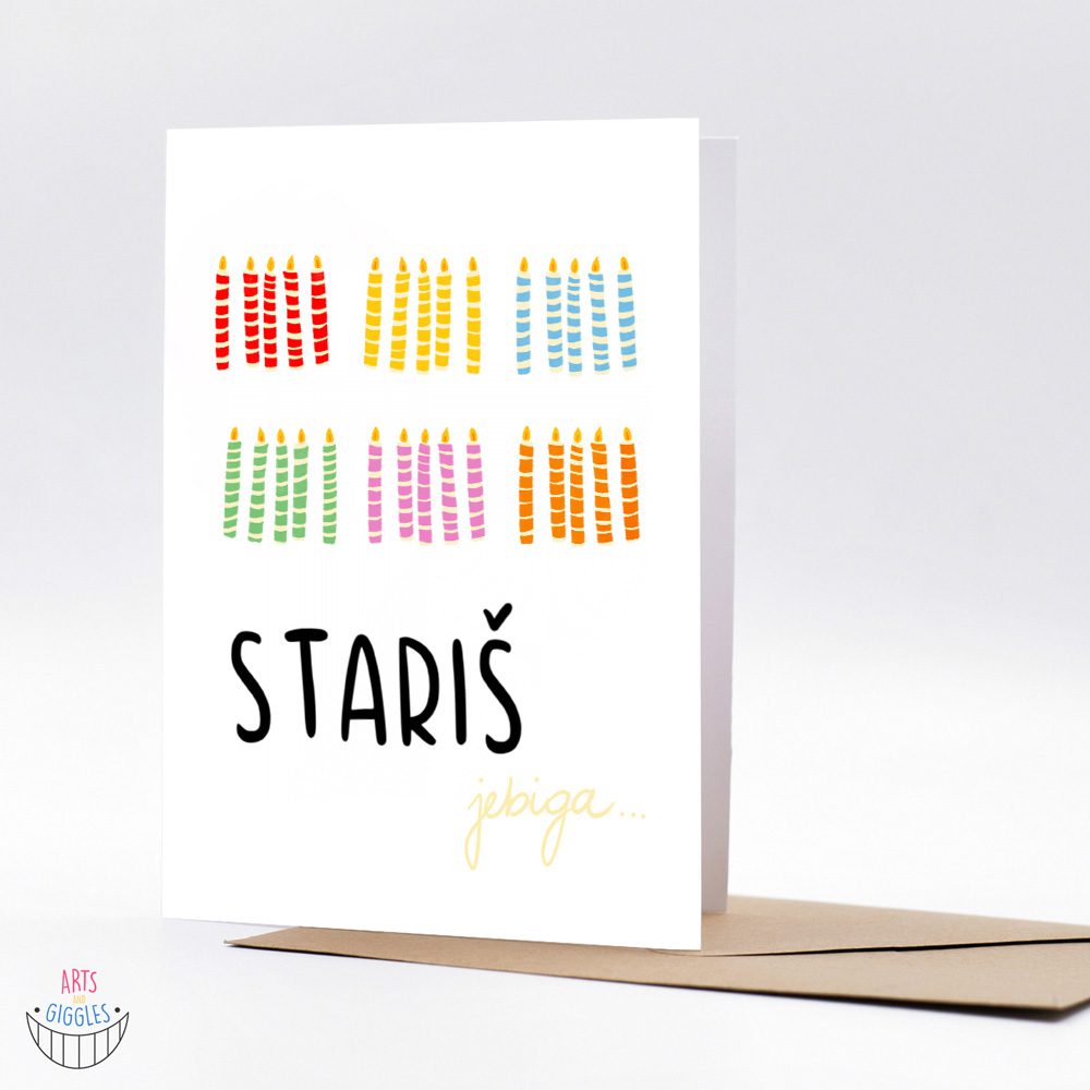 rođendanska cestitka staris jebiga