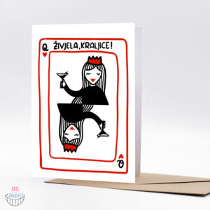 Čestitka - Živjela, kraljice!