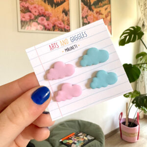 Magnetići oblaci – pastel (set od 4 magnetića)