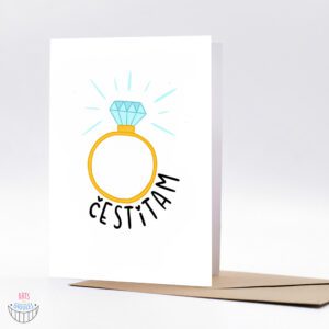 Čestitka za zaruke - "Čestitam"